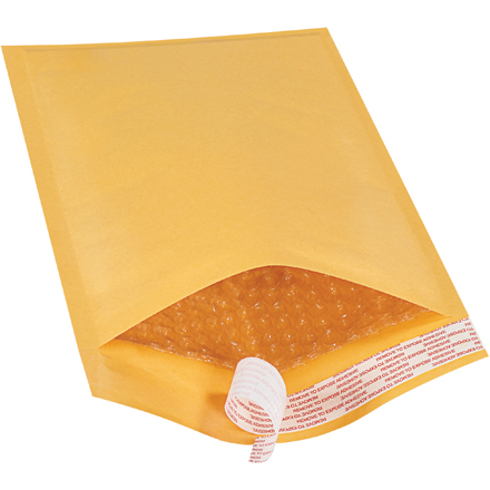 7 <span class='fraction'>1/4</span> x 12" Kraft #1 Self-Seal Bubble Mailers